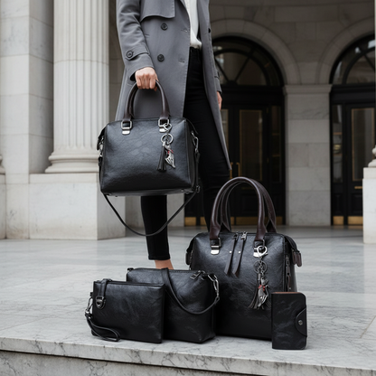 ✨Classic 4-Piece Handbag & Tote Collection✨