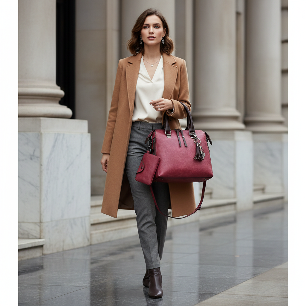 ✨Classic 4-Piece Handbag & Tote Collection✨